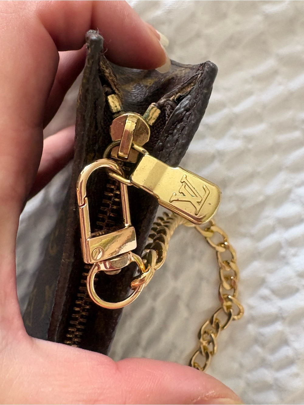Auth LOUIS VUITTON Monogram Bucket PM Accessory Pouch - Picture 7 of 13